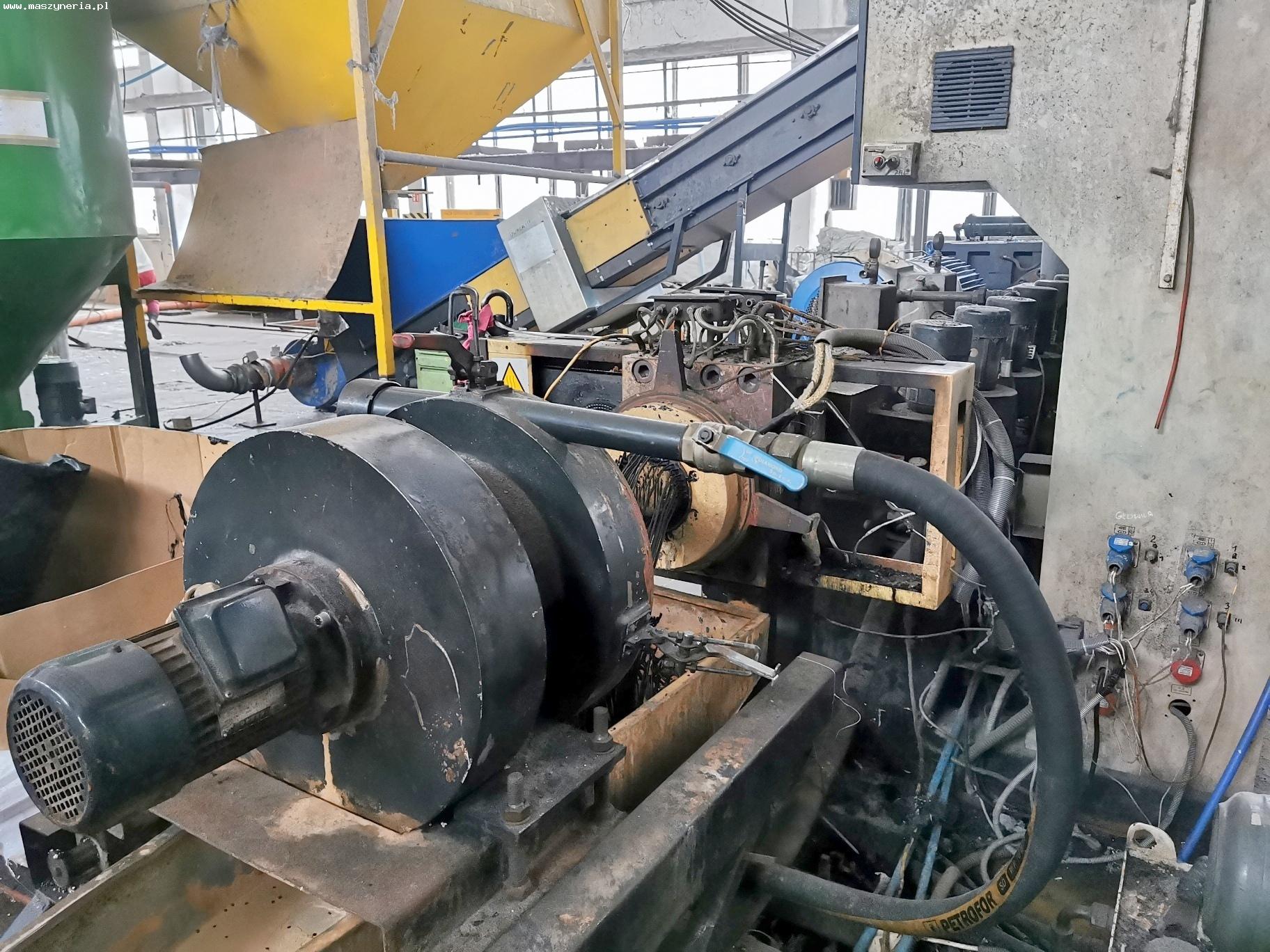 Linea di riciclaggio e granulazione plastica PE 300 in vendita - foto 5